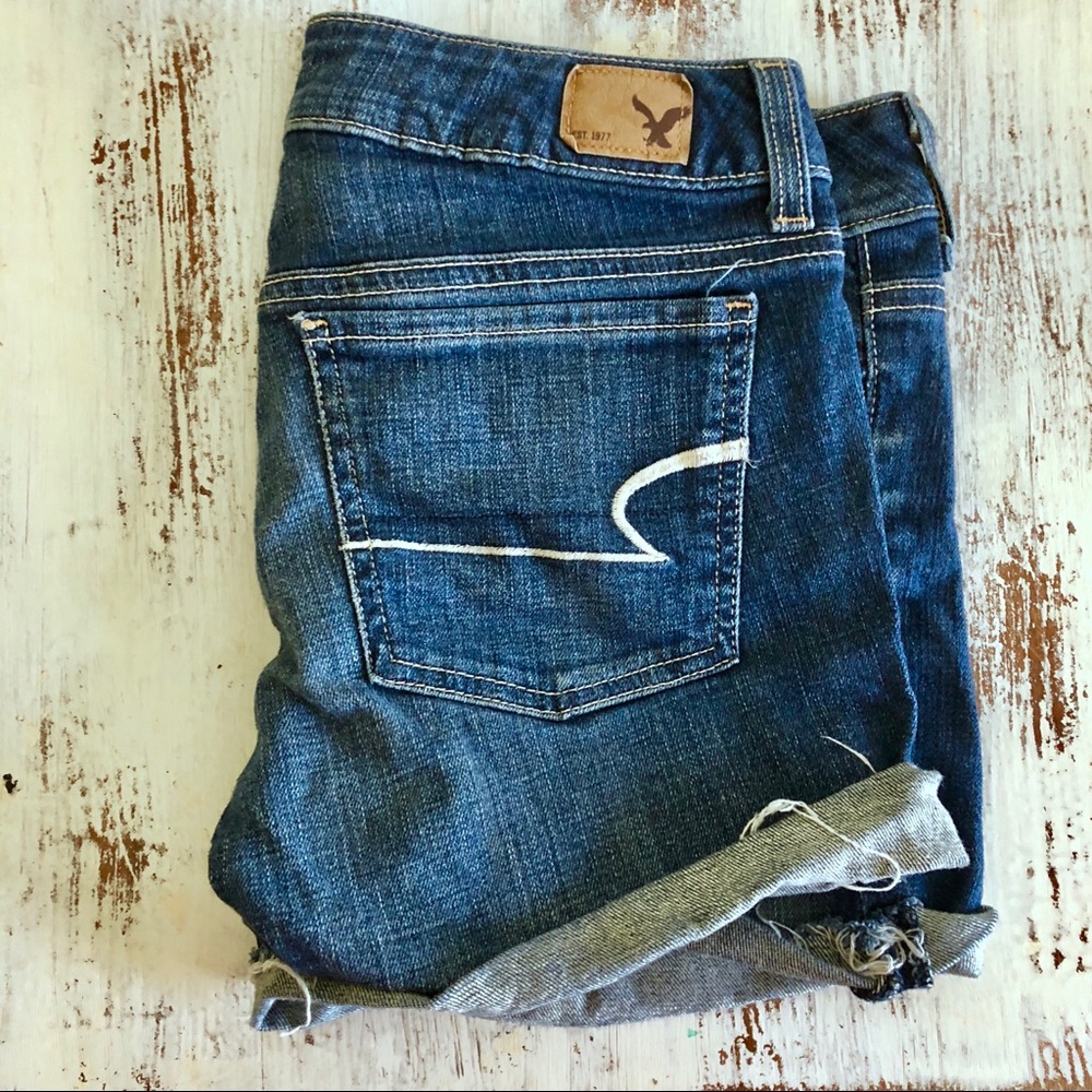 American Eagle cutoff denim shorts